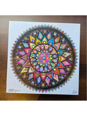 Mandala 1000 pcs Puzzle NIB Bgraamiens Geometric Colorful White Multicolor